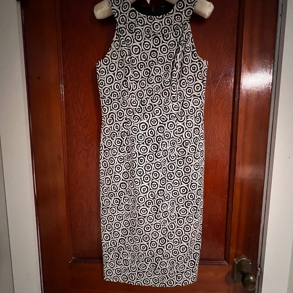 Vintage Adrianna Papel Navy and White dress size 4